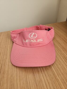 Lexus Pink Visor Hat w/ Adjustable Strap